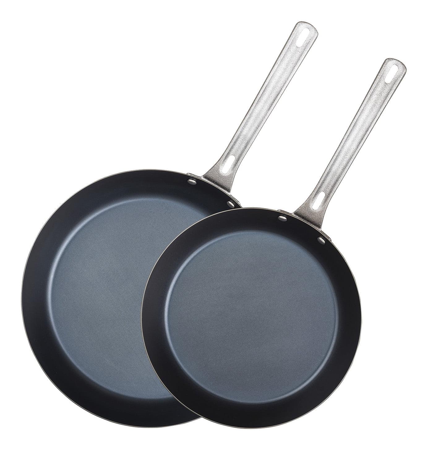 Viking Blue Carbon Steel 2 Piece Fry Pan Set