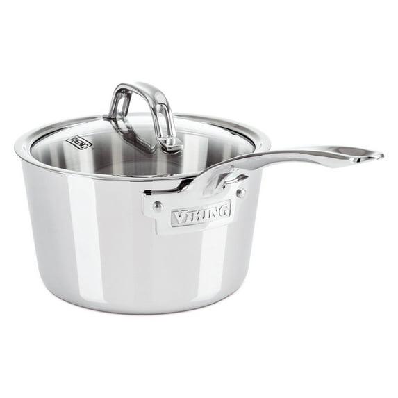 Viking Viking Contemporary 3-Ply Sauce Pan with Glass Lid