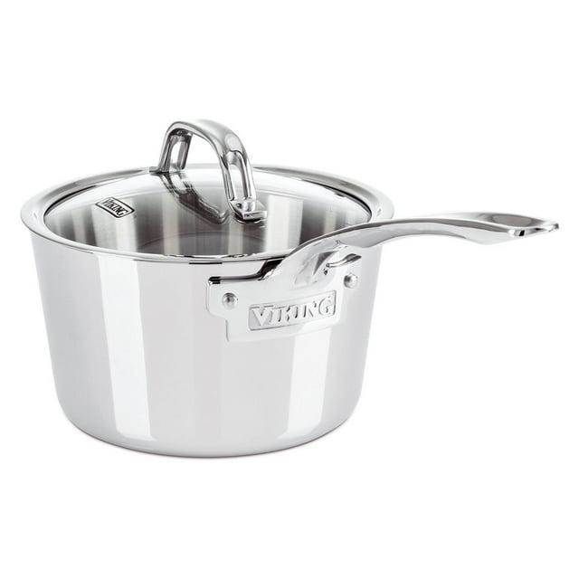 Viking Viking Contemporary 3-Ply Sauce Pan with Glass Lid