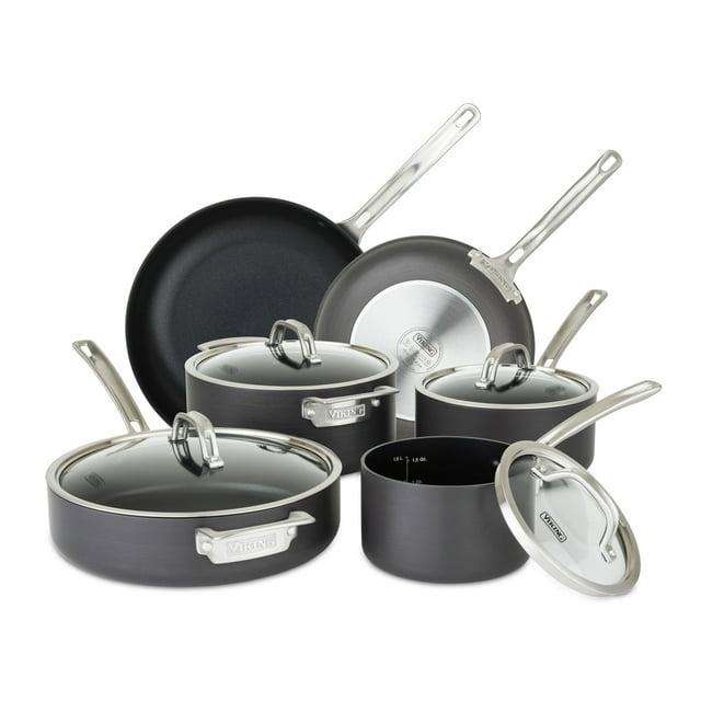 Viking Hard-Anodized Non-Stick 10-Piece Cookware Set