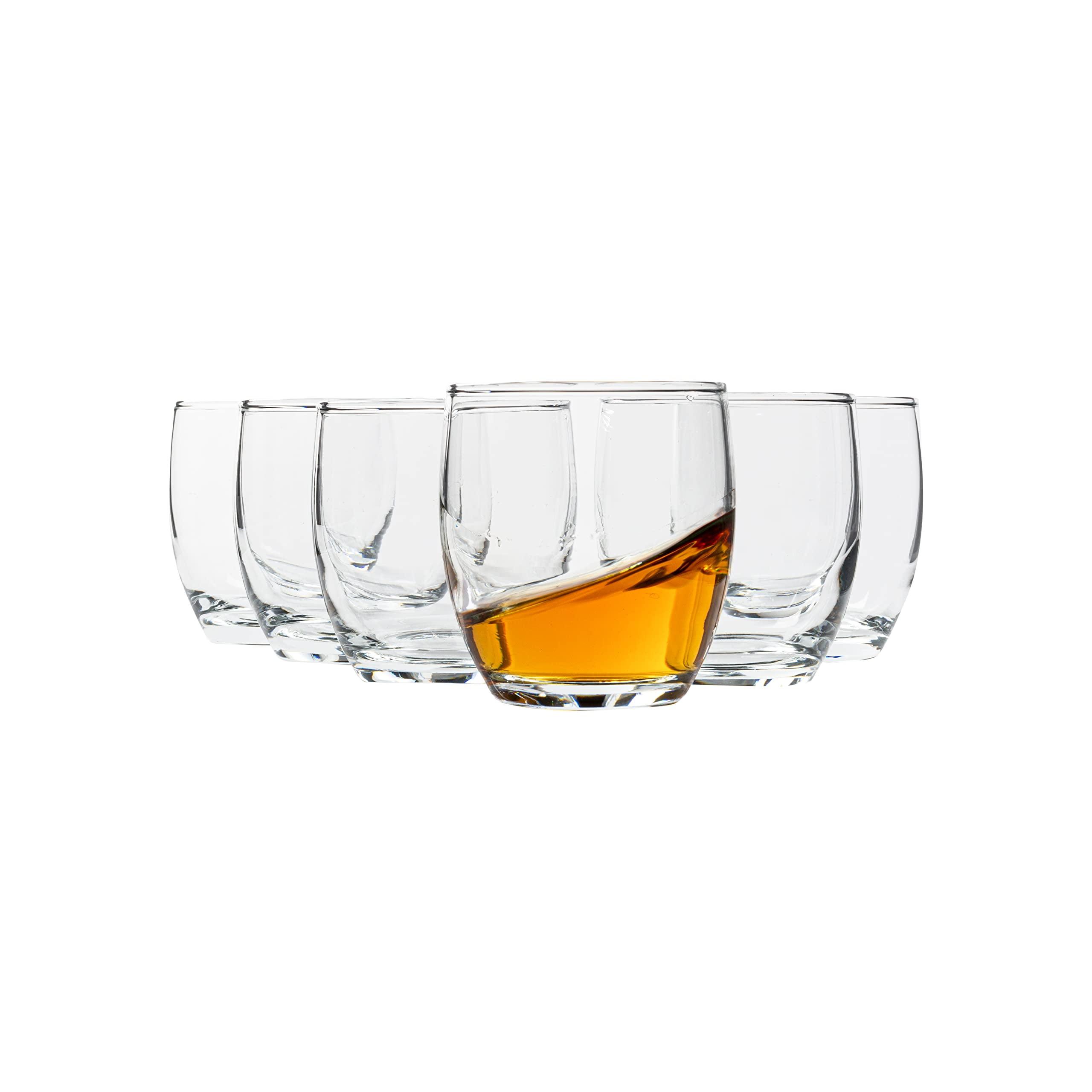 Vikko 8 Ounce Clear Glass Tumblers Set of 6