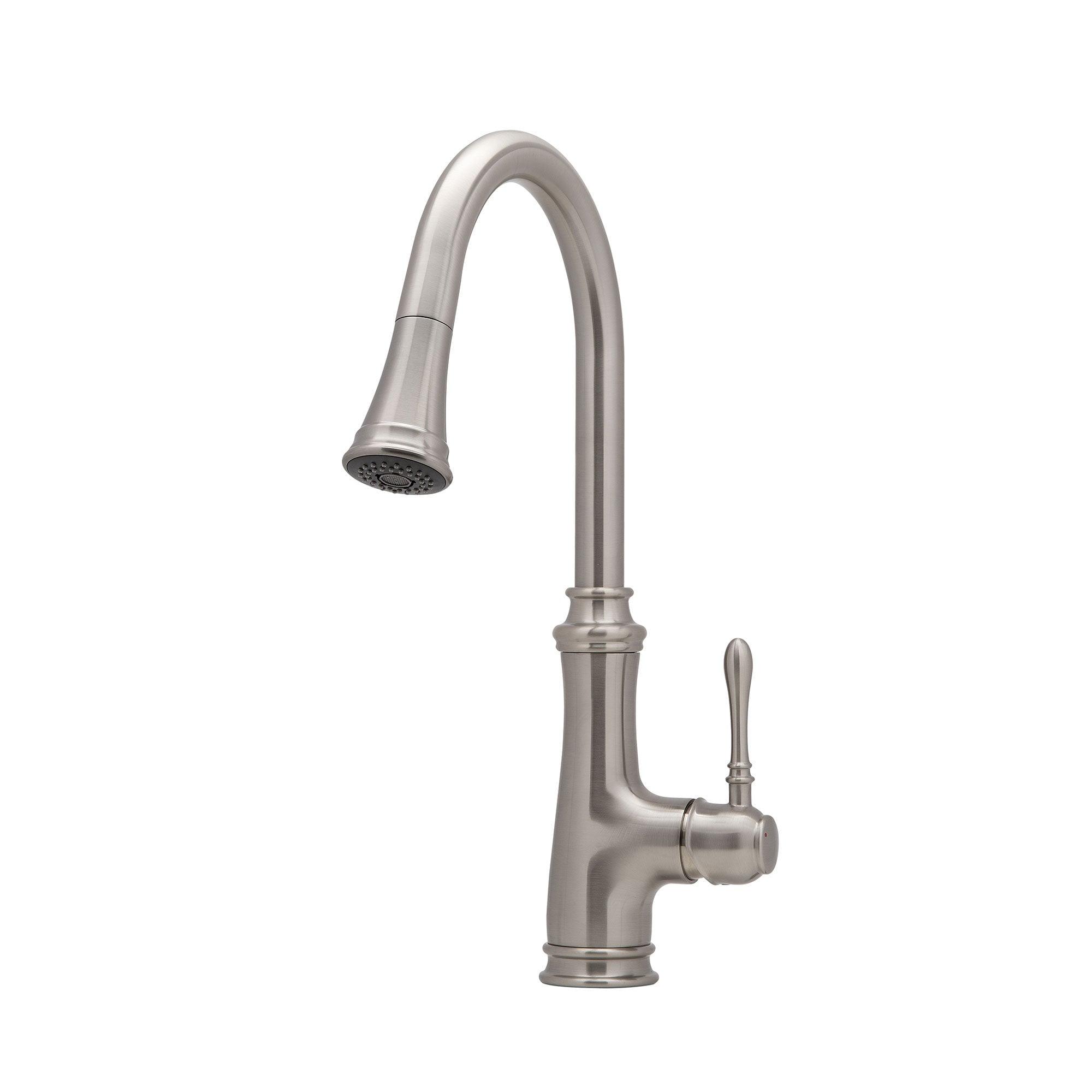 Brushed Nickel Pull-Out Spray Kitchen Faucet