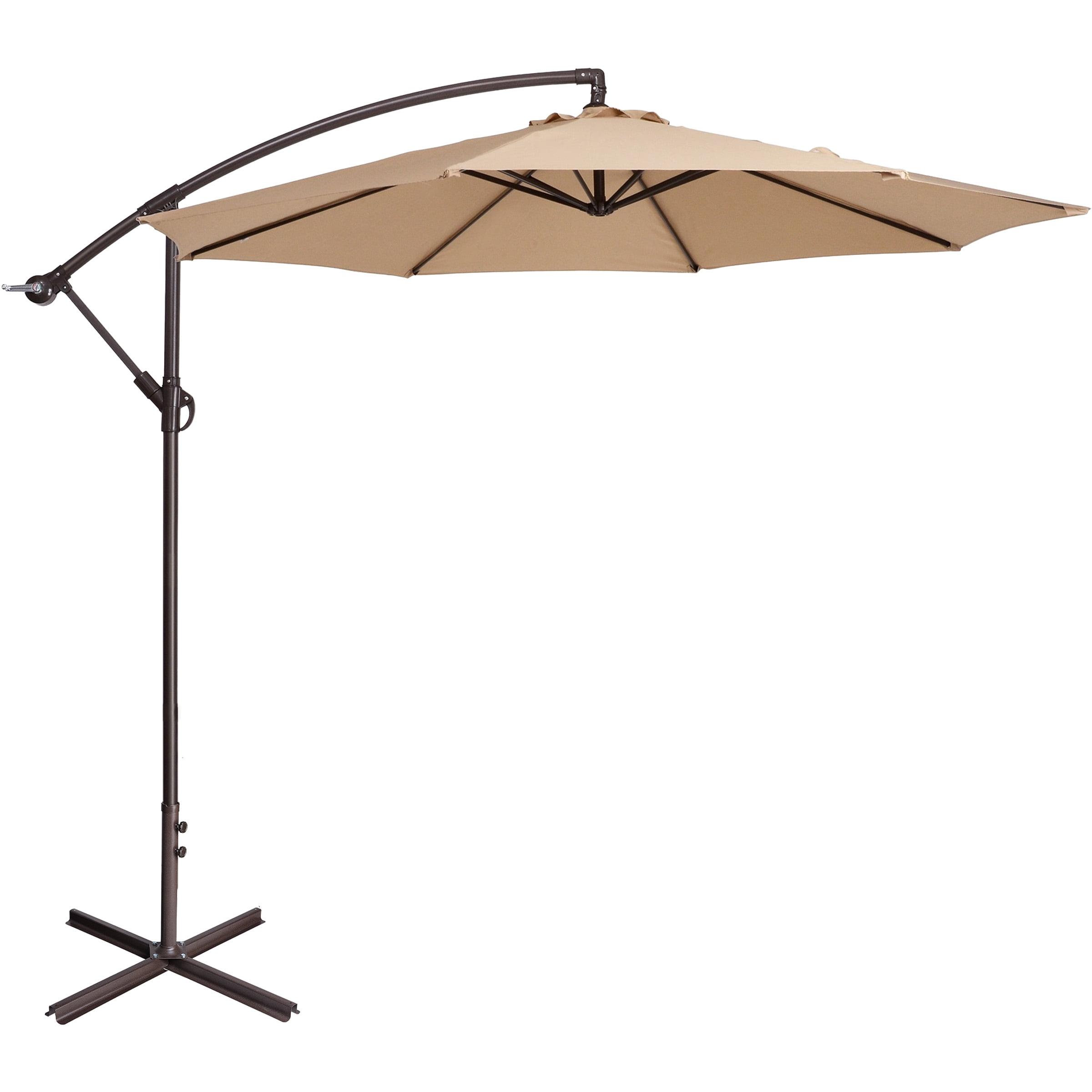 10ft Nude Steel Octagon Cantilever Side Post Umbrella