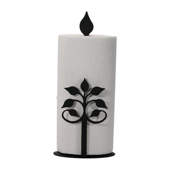 Village Wrought Iron PT-C-109 Paper Towel Holder - Leaf Fan