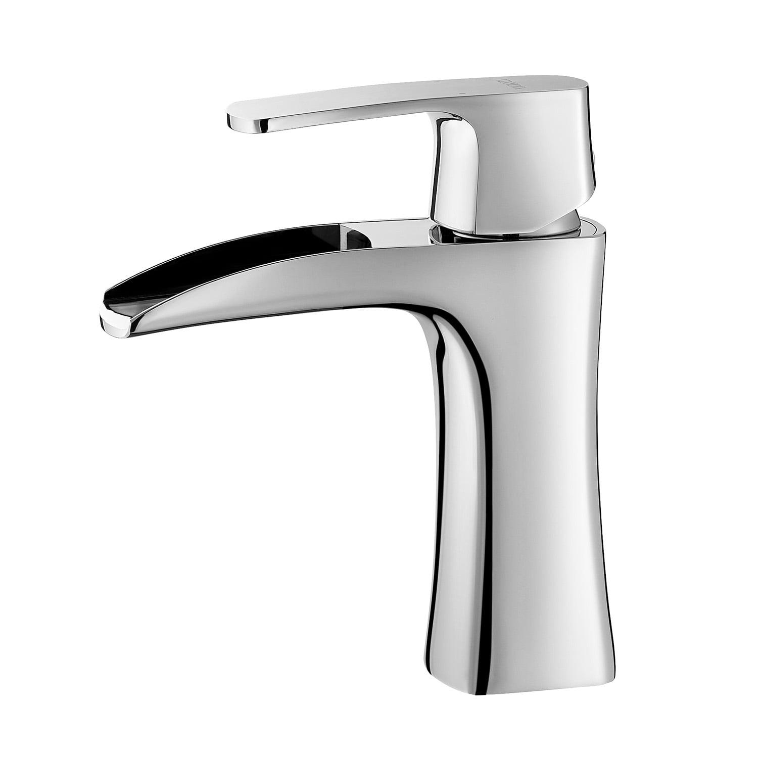 Alessandra Polished Chrome Waterfall Faucet with Solid Brass Construction