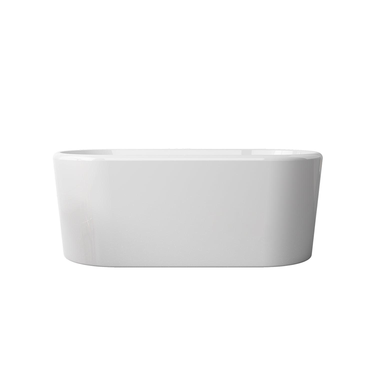 Caserta 59.1'' x 27.6'' Freestanding Soaking Acrylic Bathtub