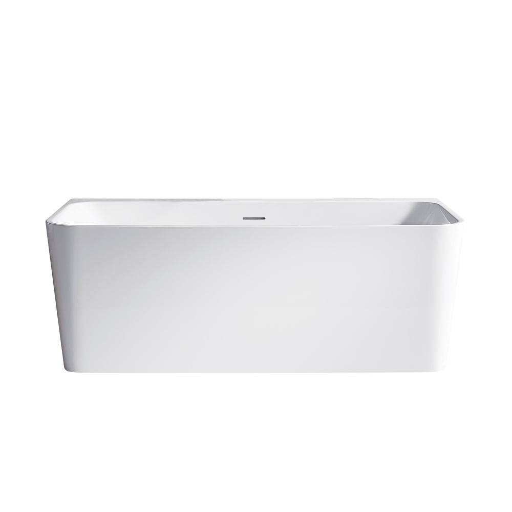 Dashiel 66.9'' x 31.5'' Freestanding Soaking Acrylic Bathtub