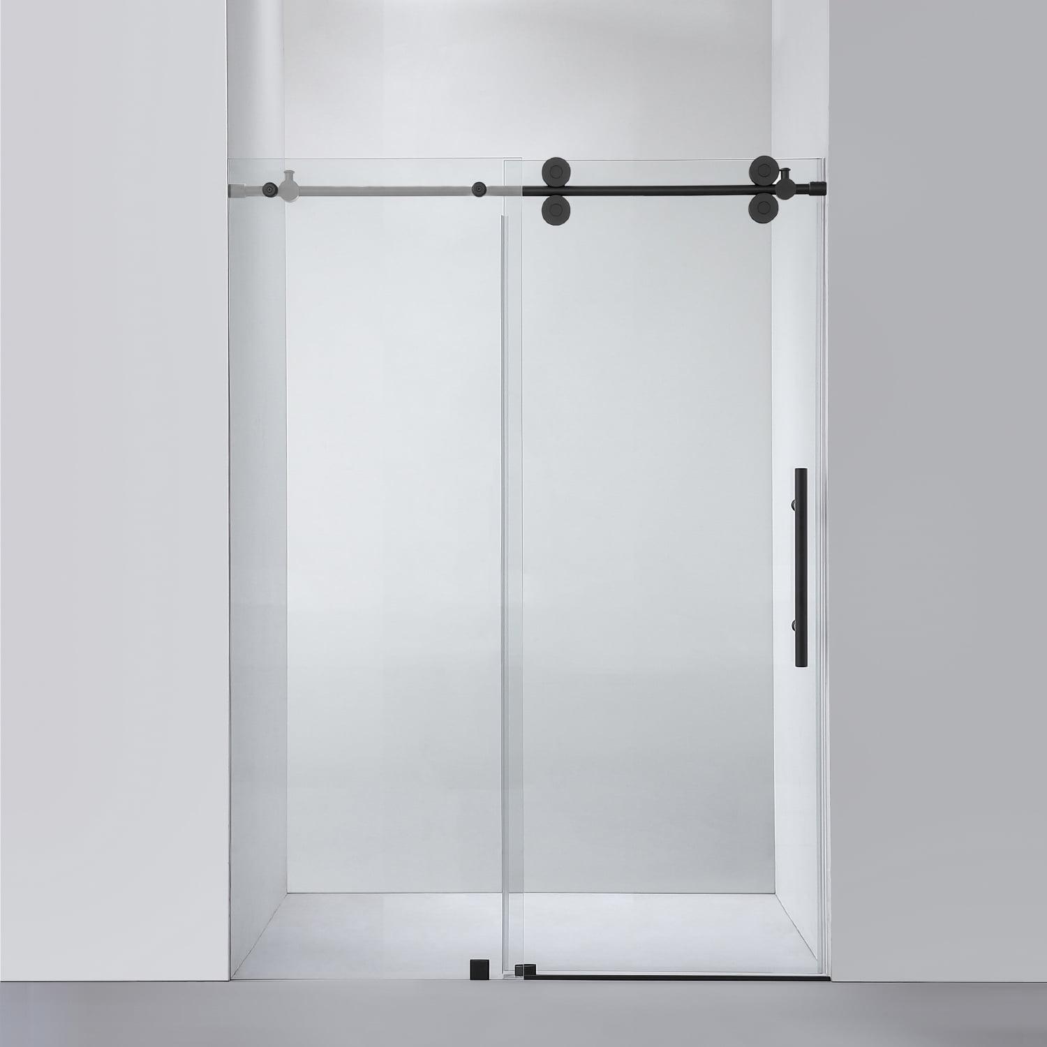 48-52” W x 78” H Sliding Frameless Shower Door