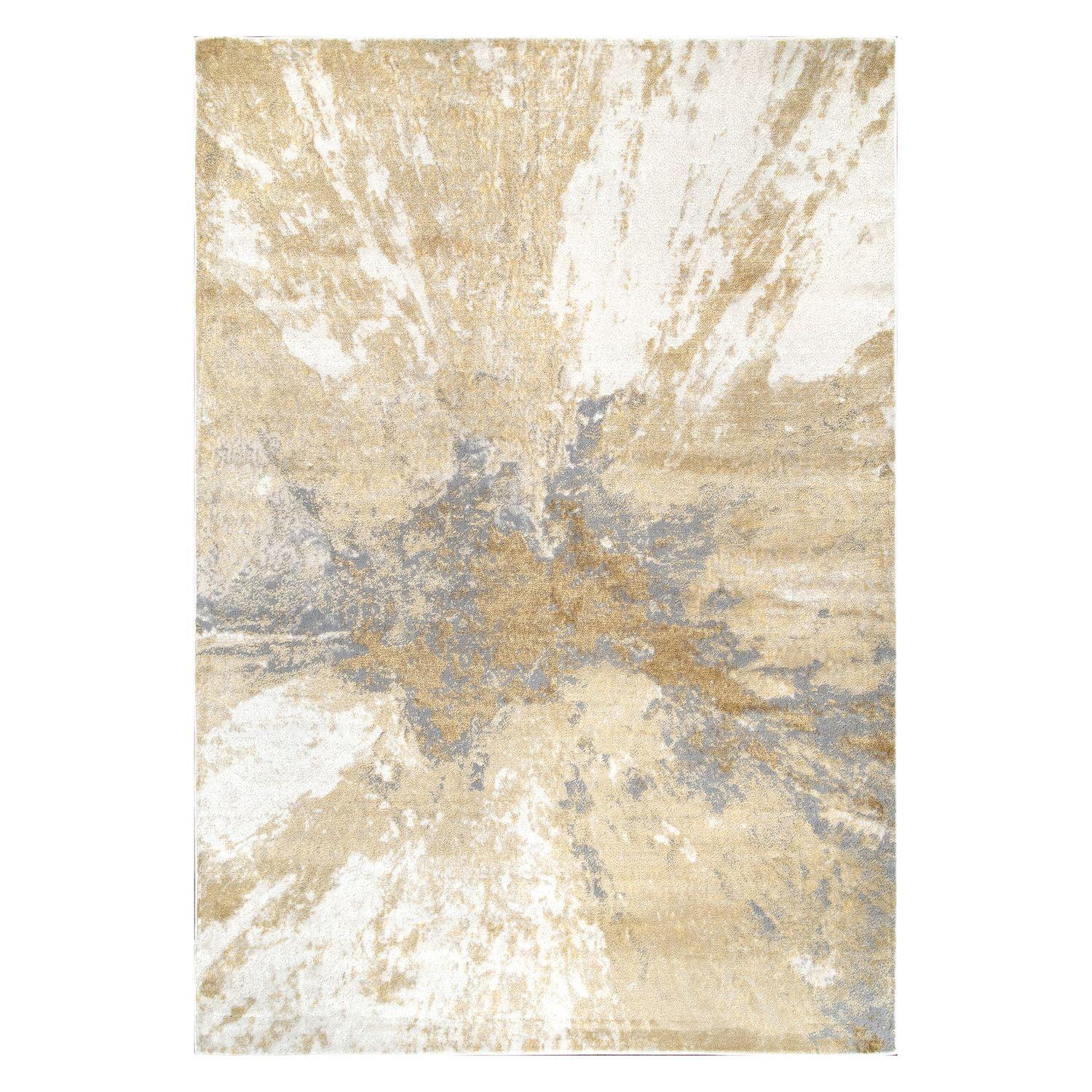 Nuloom Exie Medallion 5x7 Indoor Area Rug for Living Room Bedroom Dining Room Kitchen, Grey/Ivory