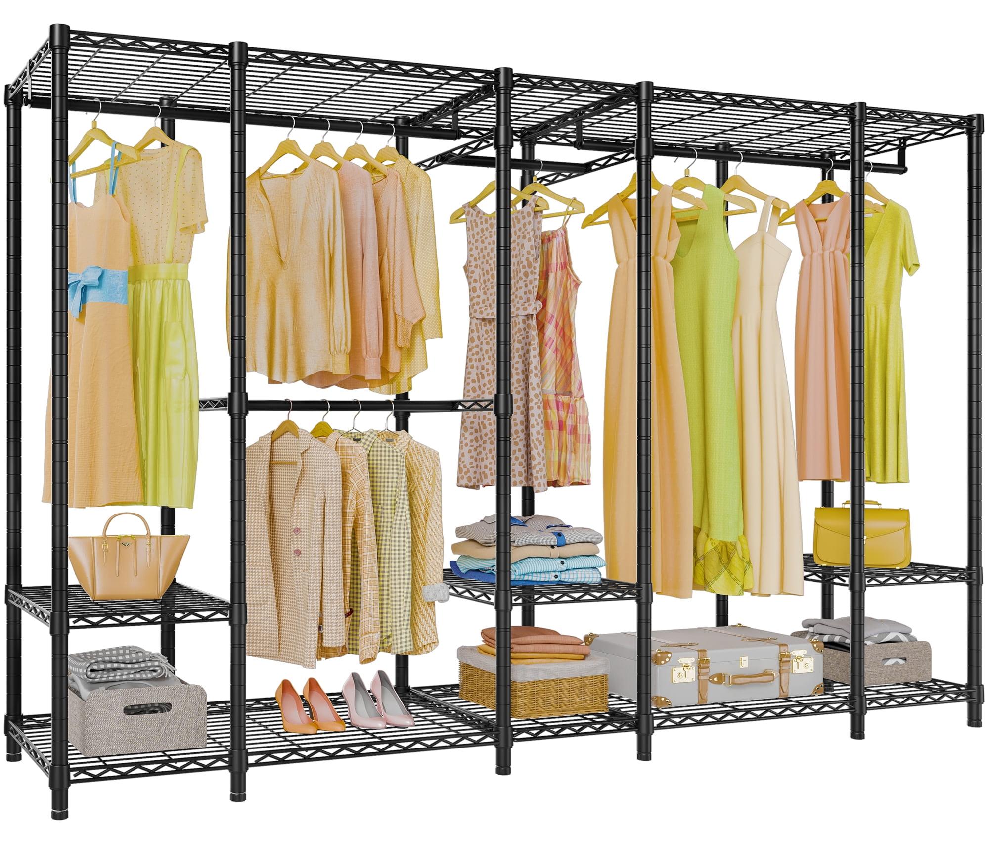 89.8'' Metal Freestanding Garment Rack