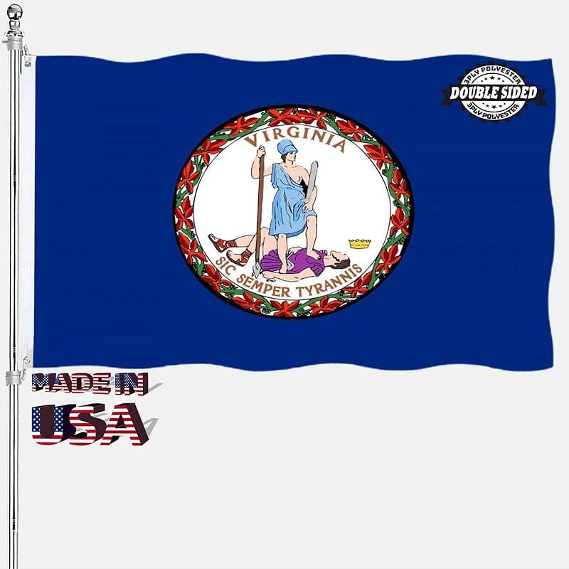 Virginia State Flag 3x5 Double Sided Polyester Outdoor Banner