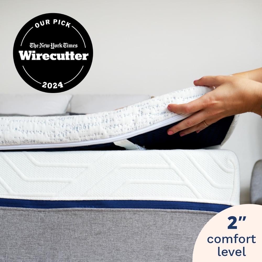 Mattress Topper - 4 Inch - Breathable Memory Foam - Select High Density by Viscosoft  Twin