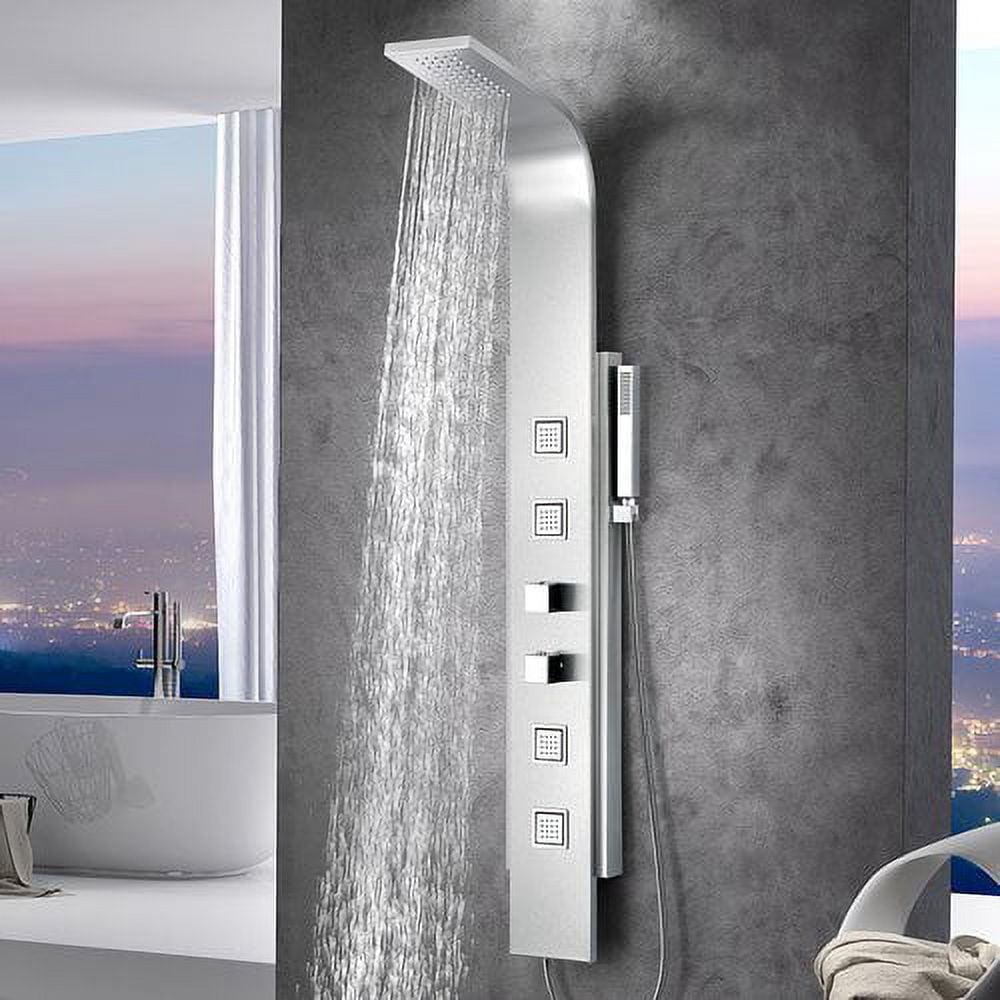 Visor Series 60'' Shower Panel with Fixed Shower Head