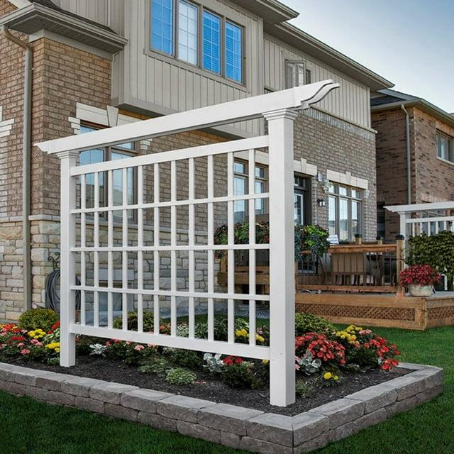 Vita Camden 90'' H x 4'' W Vinyl Lattice Panel Trellis