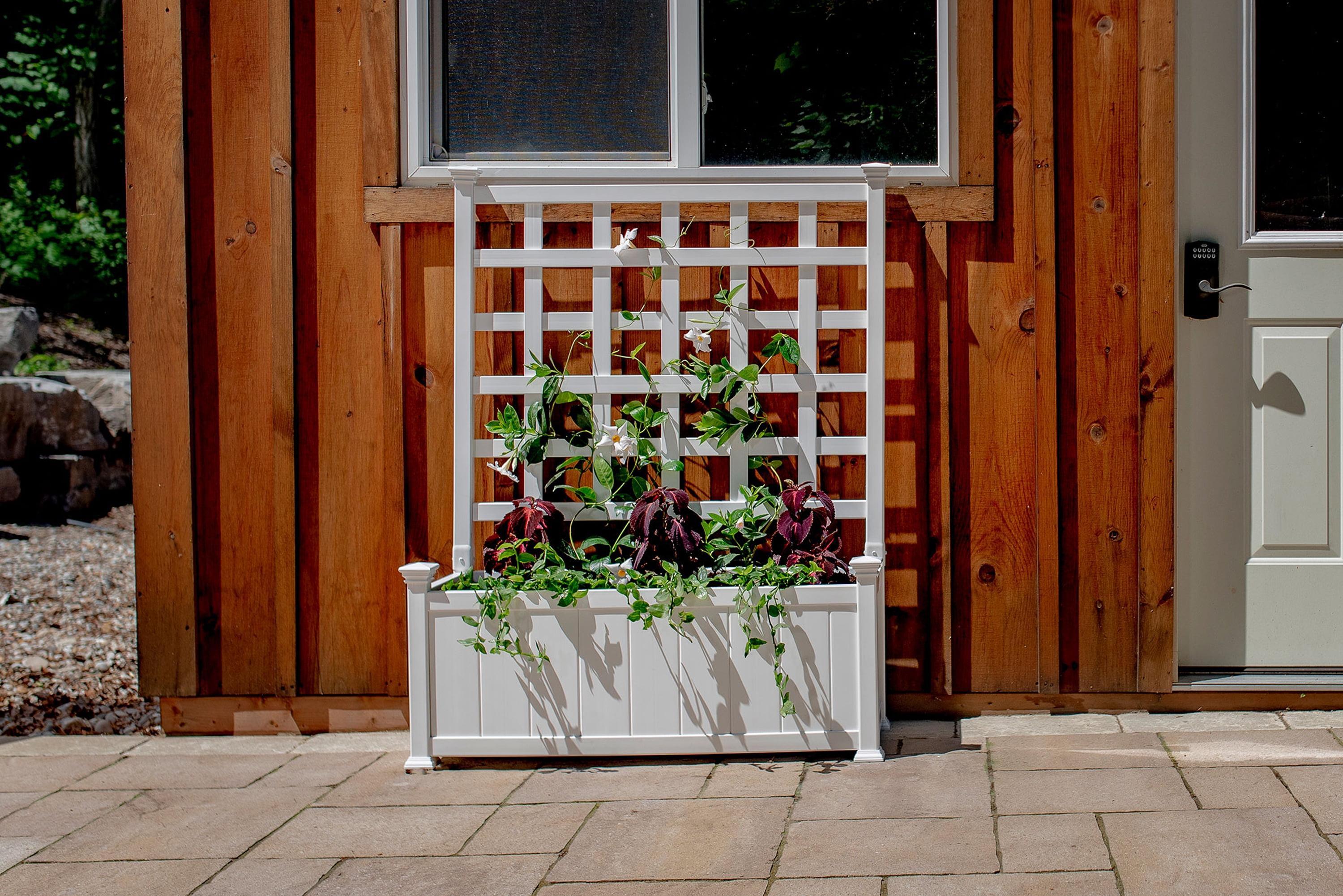 Huron Planter Box with Trellis