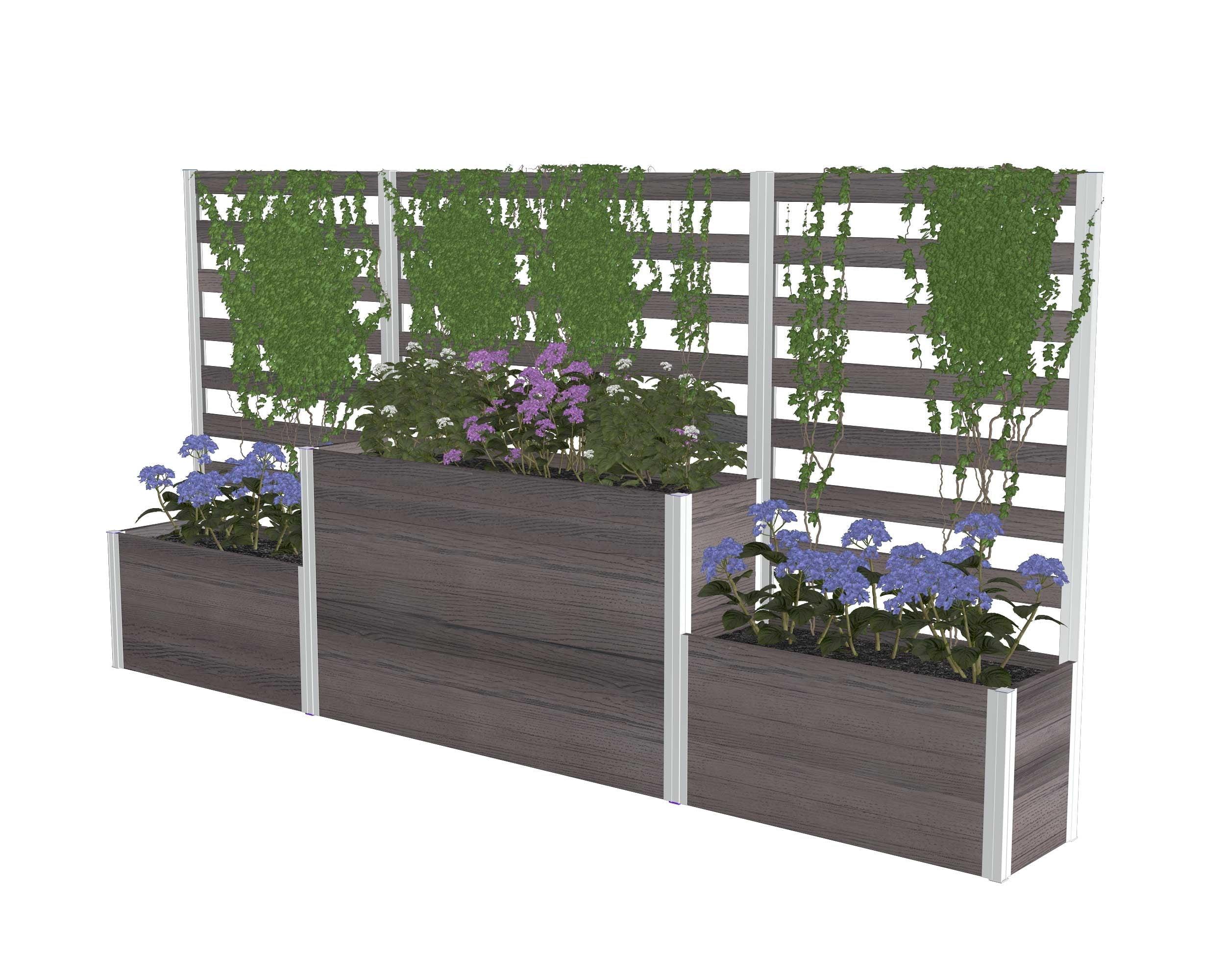 Urbana Planter Box with Trellis