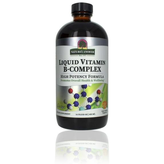 Nature's Answer Liquid B-Complex Vitamins, Dietary Supplement, 16 oz