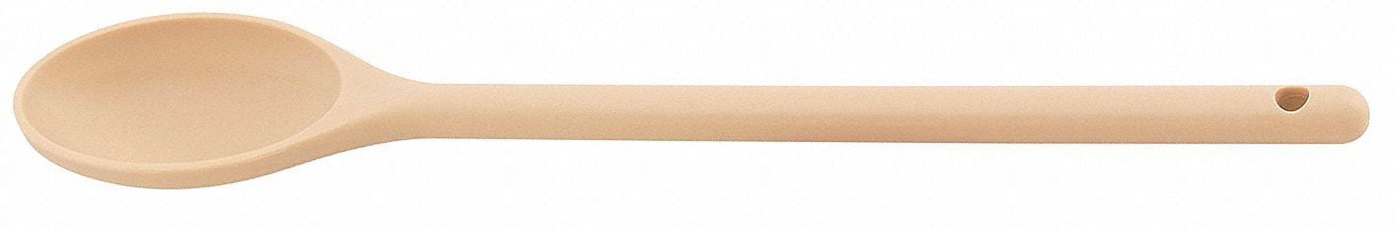 Tan 12-Inch High Heat Nylon Basting Spoon