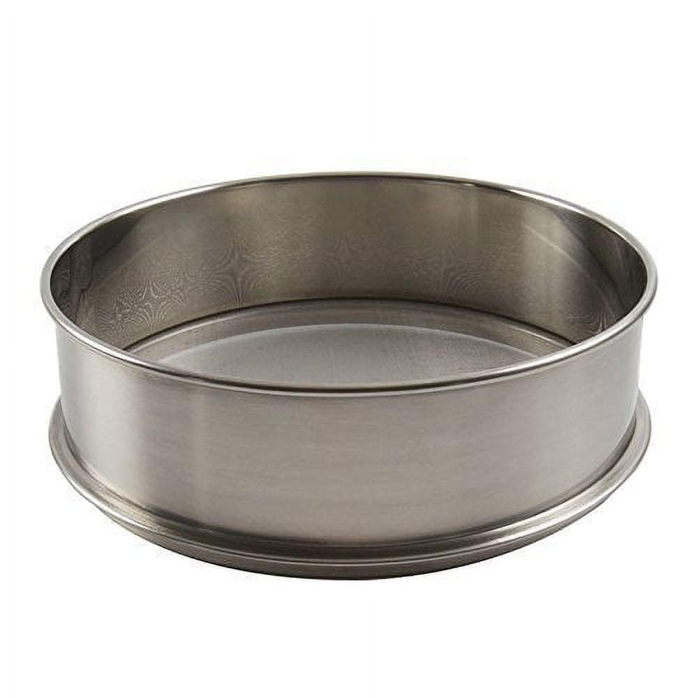 Vollum Flour Sifter for Baking Stainless Steel Mesh Sieve - 0.85mm Holes (20 Mesh)