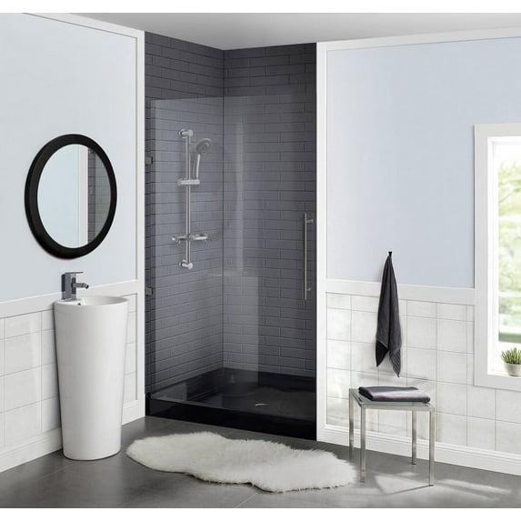Voltaire 36" x 36" Single-Threshold, Center Drain, Shower Base