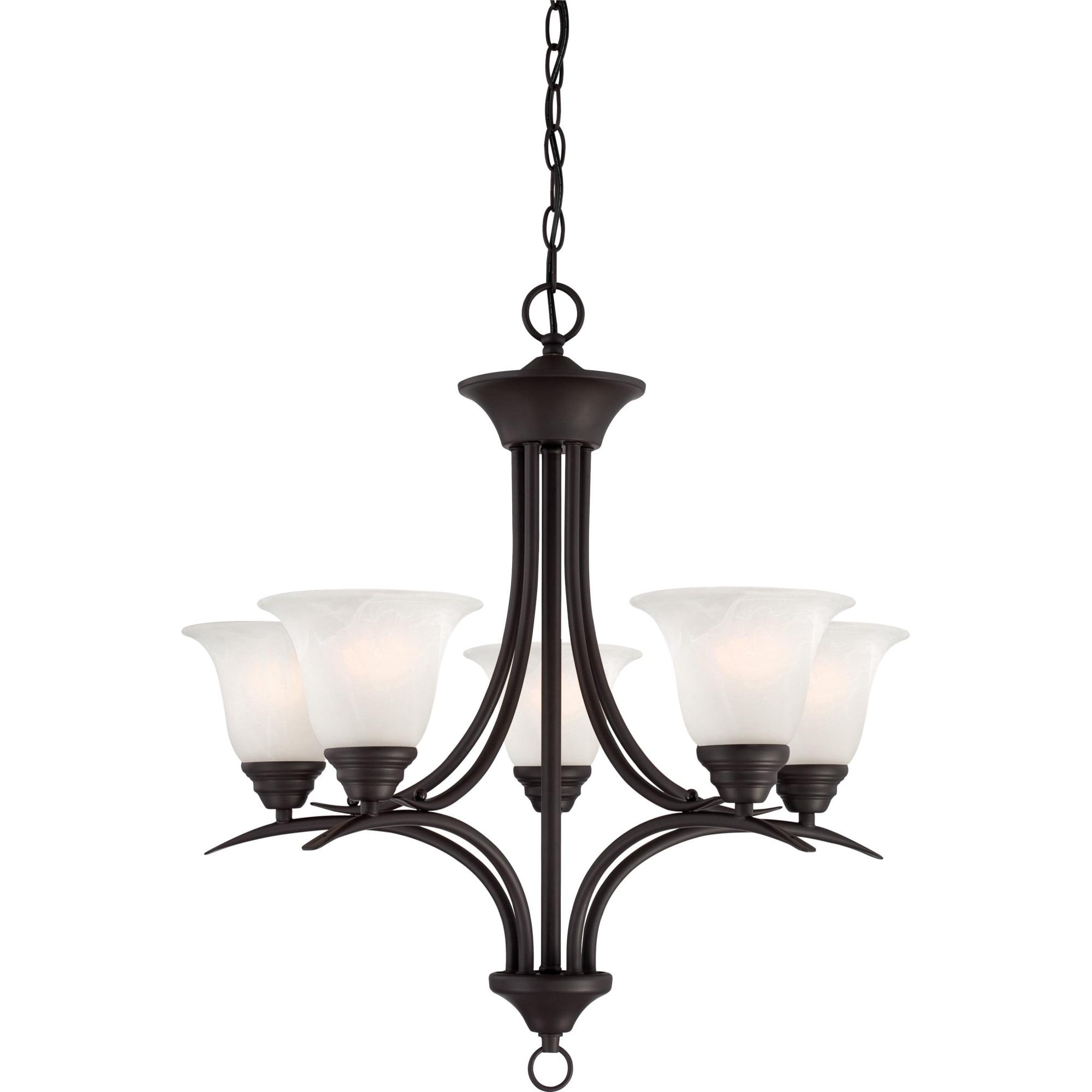 V5475-79 Trinidad 5-Light Chandelier, Antique , 23.75" x 23.75" x 24.5"