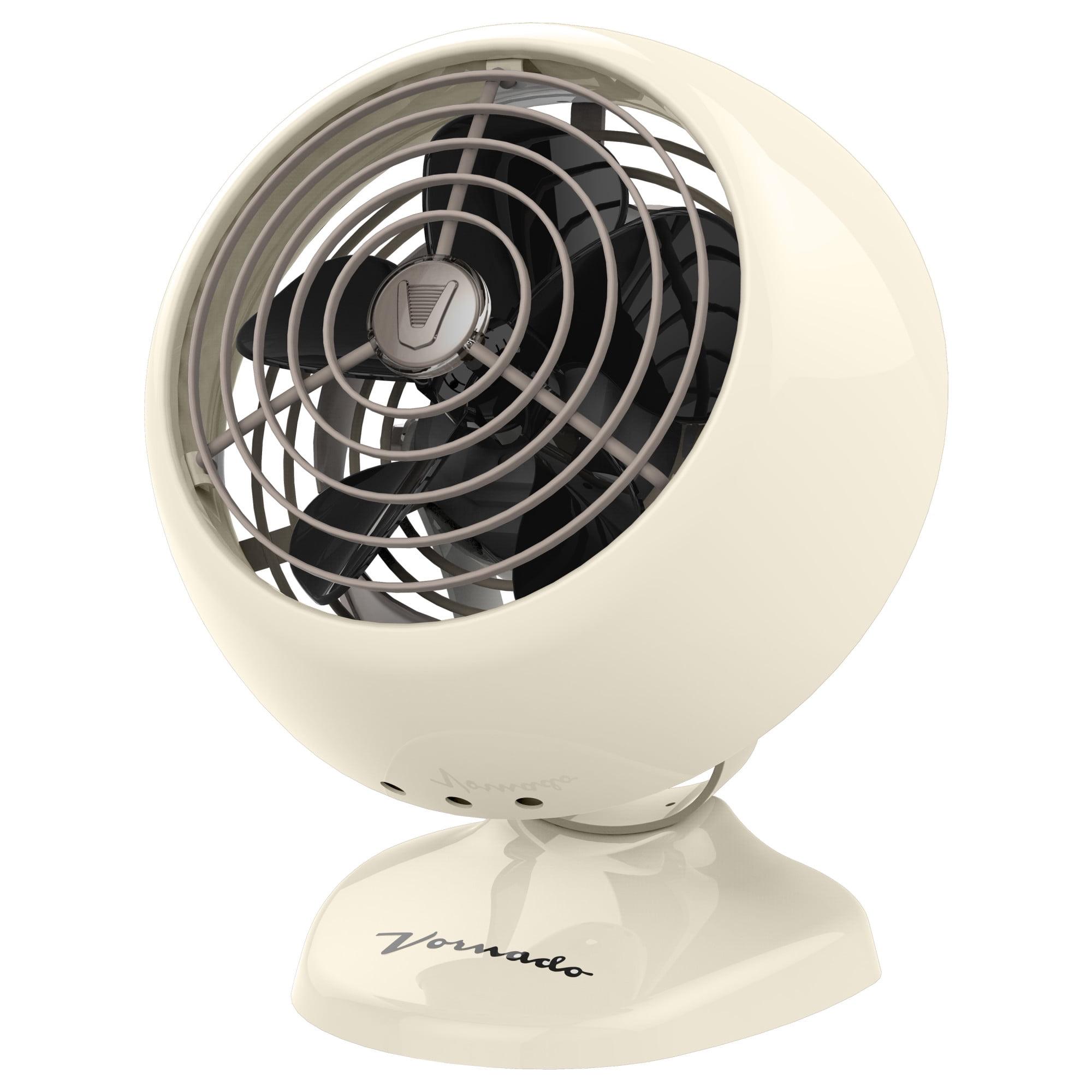 VFAN Mini Classic 2-Speed White Metal Personal Desk Fan