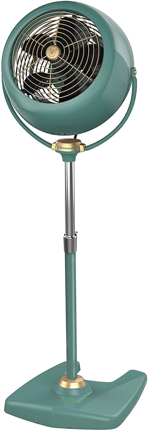 Vornado Timeless Vornado VFAN Sr. Pedestal Vintage Fan Retro Metal Standing Air Circulator for Cooling & Decor 3 Speeds, Adjustable Tilt
