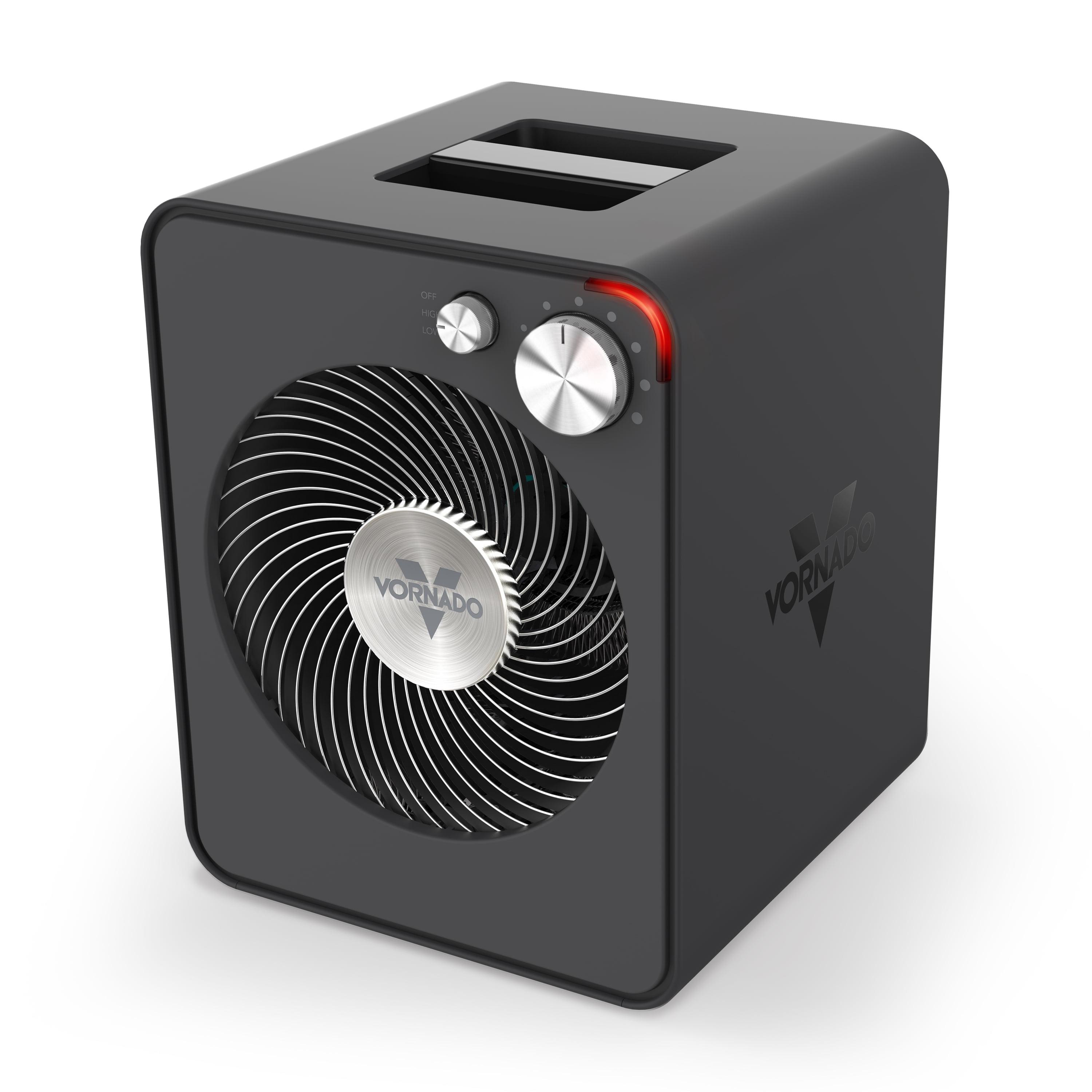 Vornado VMHi300 Heater: Portable Electric Space Heater, Adjustable Thermostat, Metal Frame, 1500W, ETL Listed, Gray