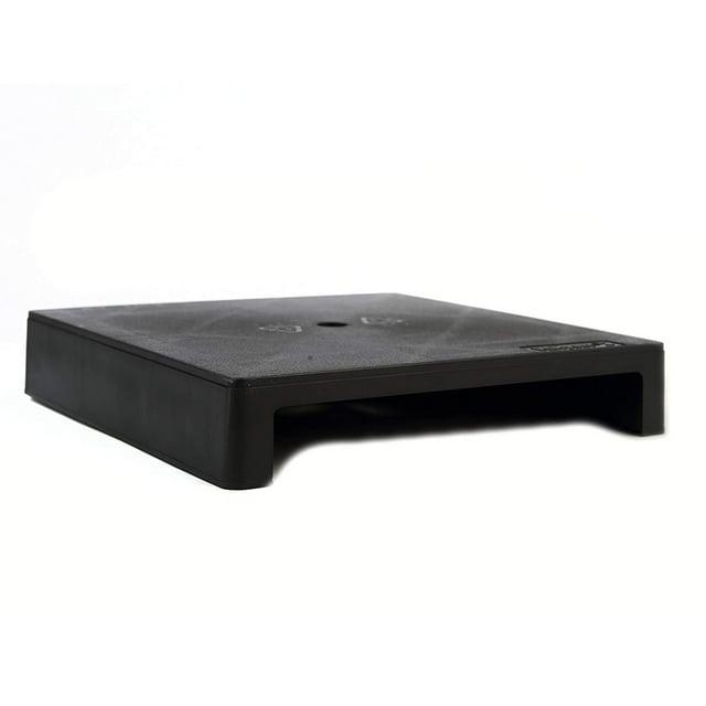 Vu Ryte (VUR 4855) Stackable 2" Computer Monitor Stand, Black - Set of 2