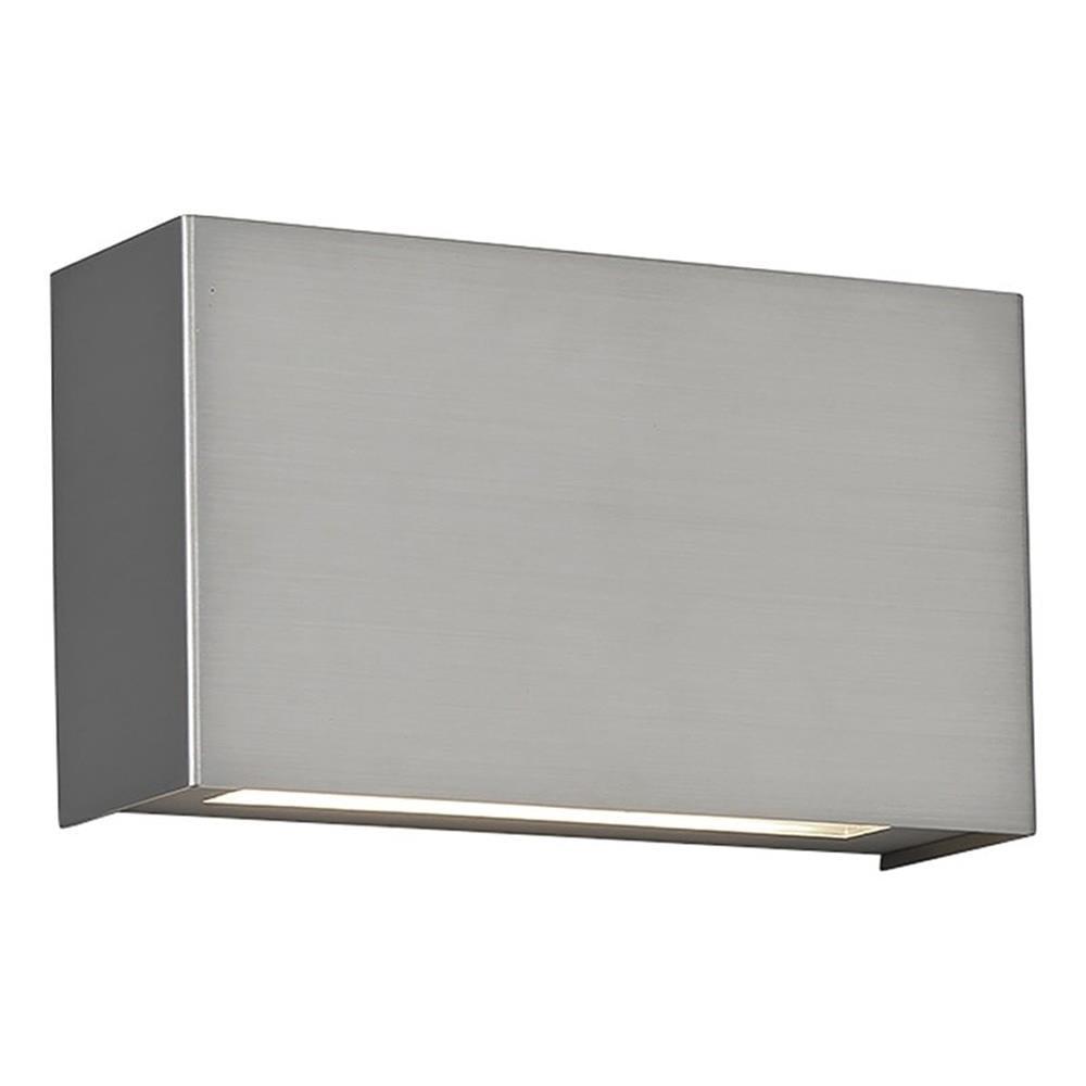 Sleek Nickel 12" LED Wall Sconce - Dimmable and Energy Star