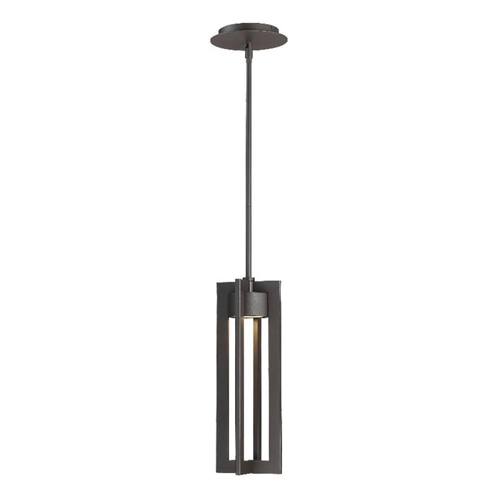 WAC Lighting Chamber 16" LED Traditional Aluminum Outdoor Pendant in Bronze