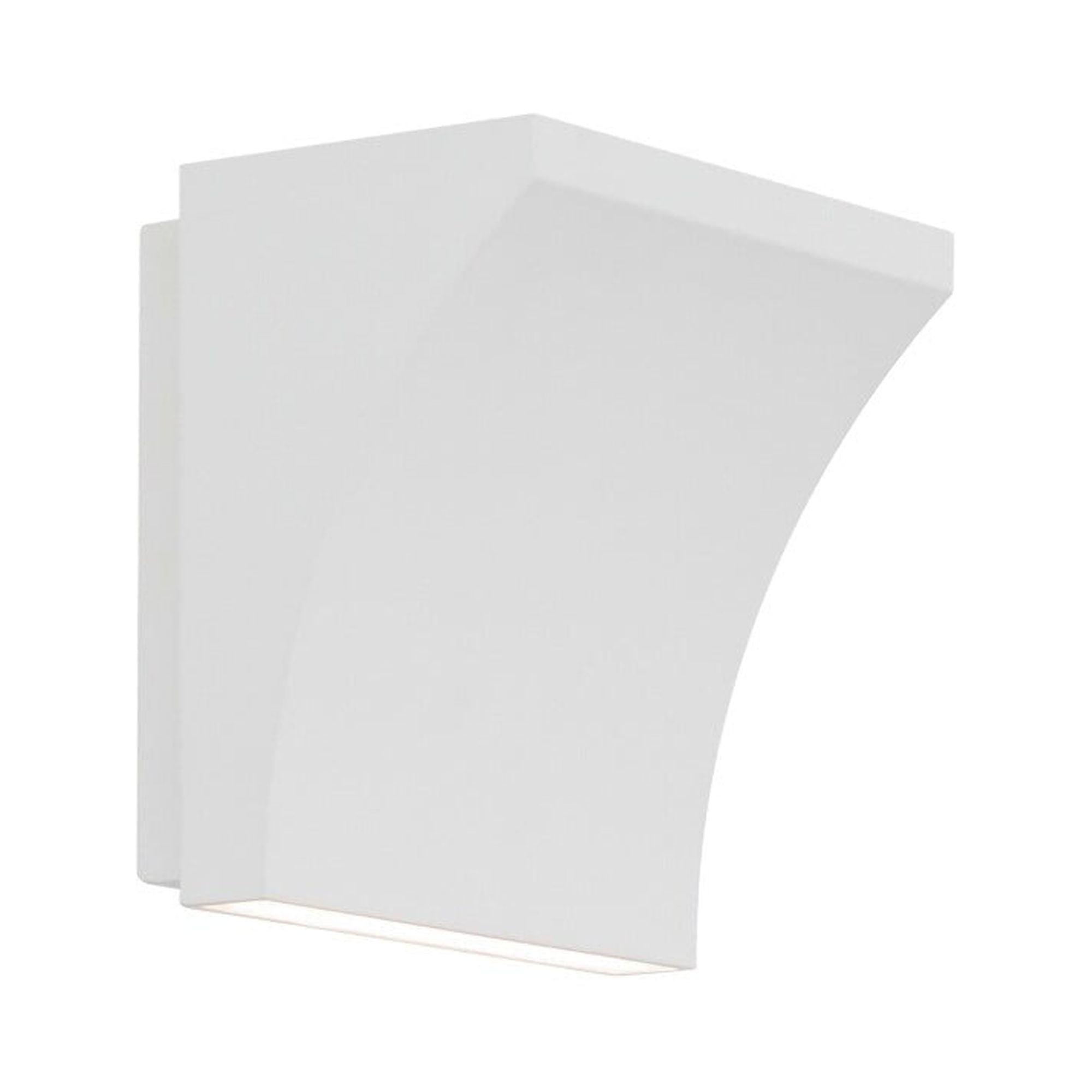 WAC Lighting Cornice 5" 2-Light LED 3-CCT 2700K Aluminum Wall Sconce in White