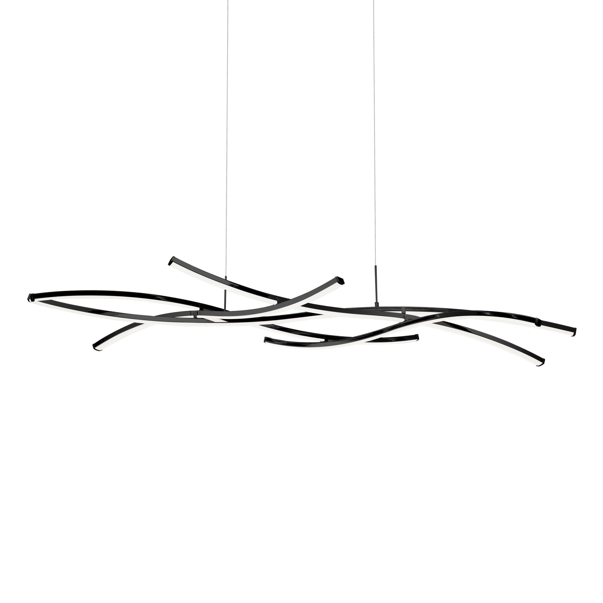 Divergence 9 - Light Dimmable LED Modern Linear Chandelier