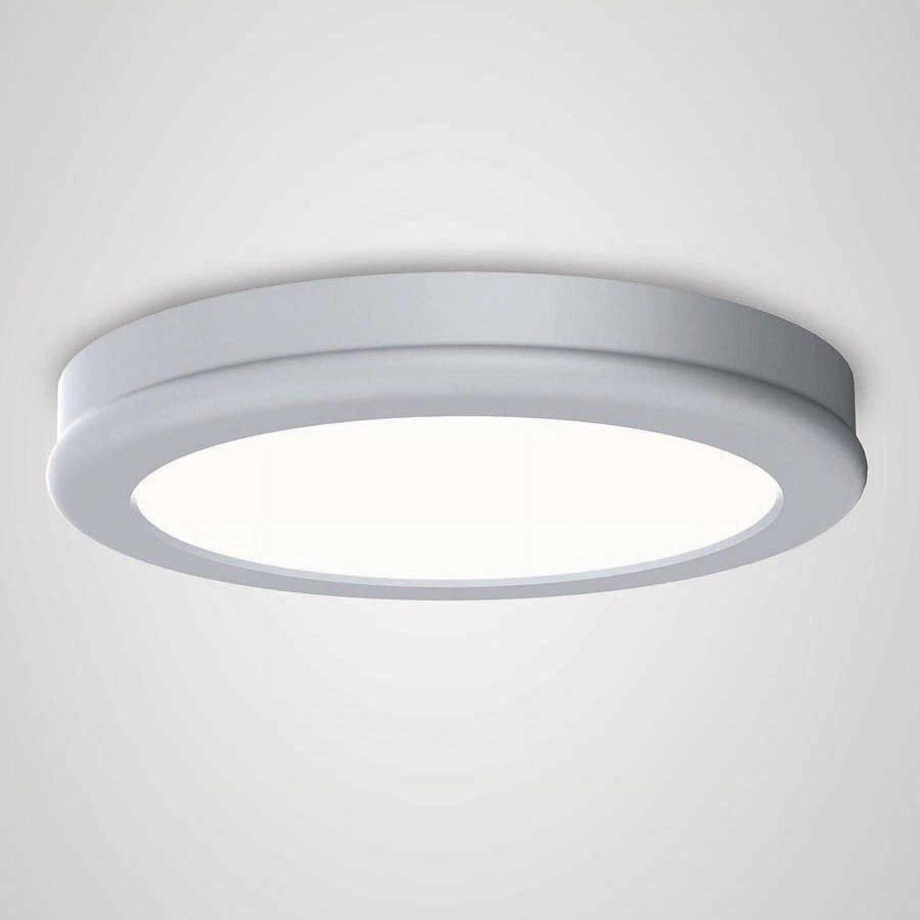 WAC Lighting Geos 10" LED 2700K Round Aluminum Low-Profile Flush Mount in White