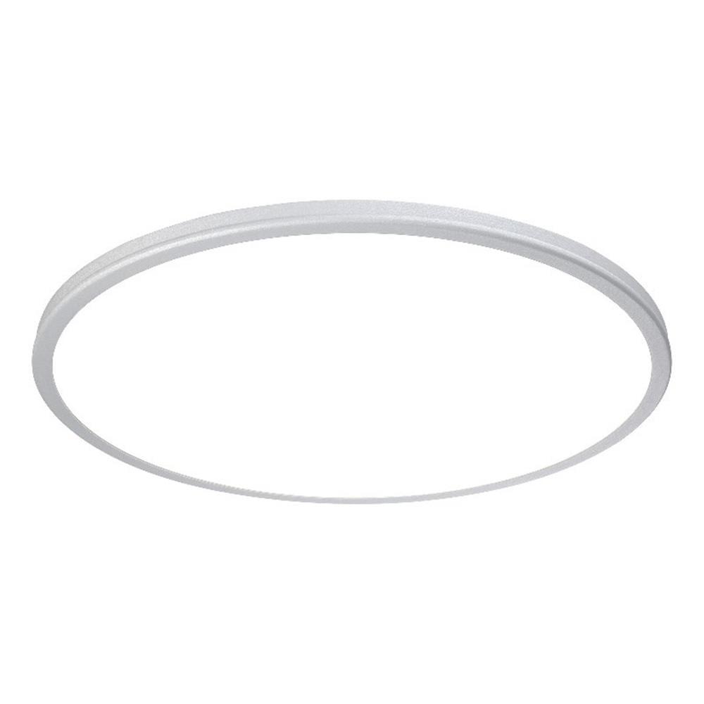 WAC Lighting Geos 22" LED 3000K Round Aluminum Low-Profile Flush Mount in Chrome