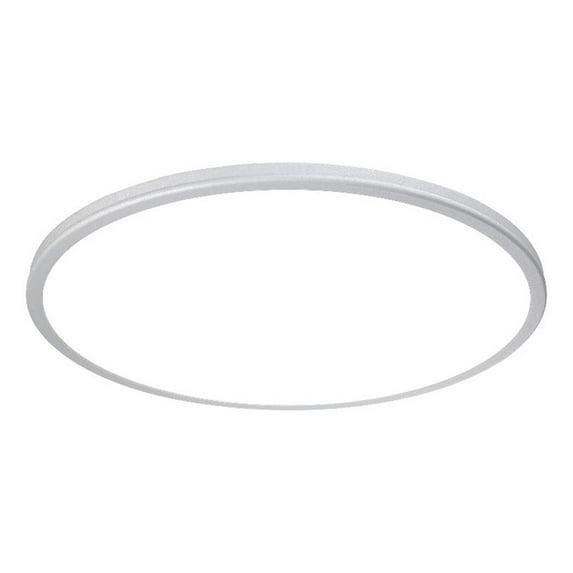 WAC Lighting Geos 22" LED 3000K Round Aluminum Low-Profile Flush Mount in Chrome