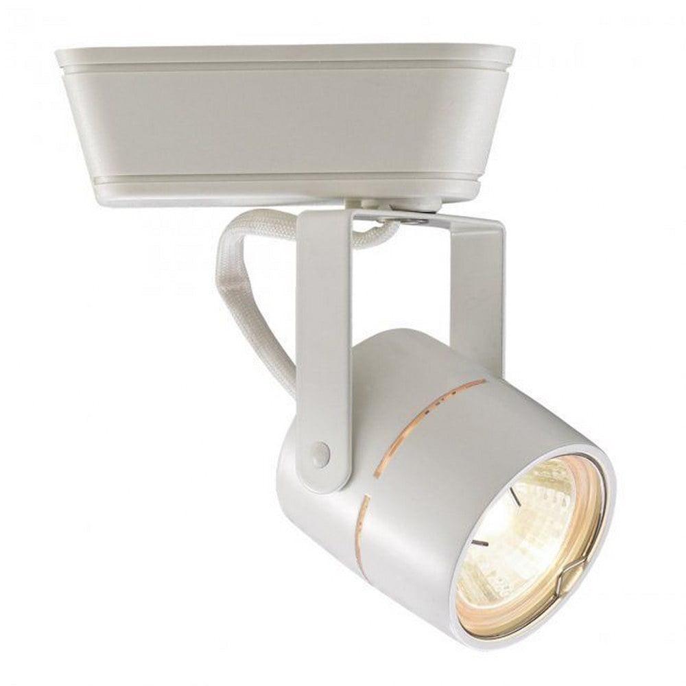 WAC Lighting HT-809 Aluminum L Track Low Voltage Track Head in White