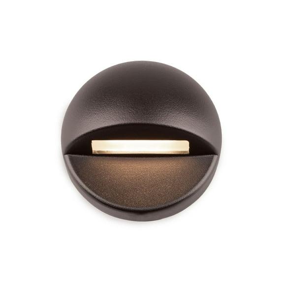 WAC Landscape Lighting Bronze On Brass Low Voltage Metal Deck Light