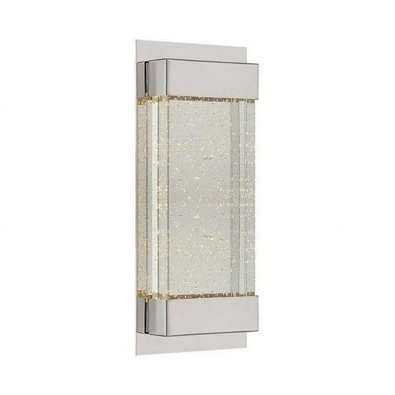 WAC Lighting Mythical 13" 1-Light LED 3000K Aluminum Wall Sconce in Nickel