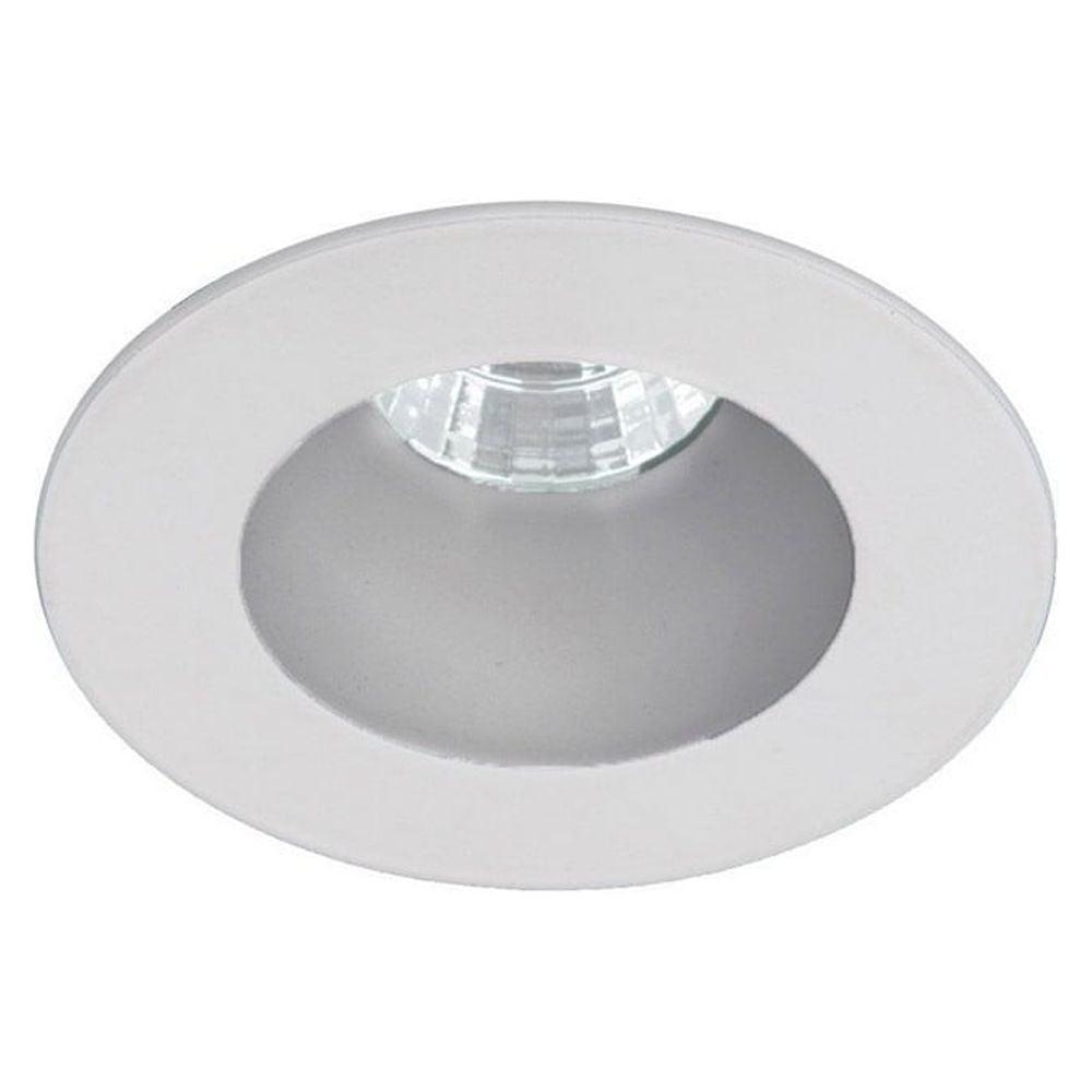 WAC Lighting Oculux 2" LED Round Flood 2700K Trim with Light Engine and New Construction or Remodel Housing in Haze White
