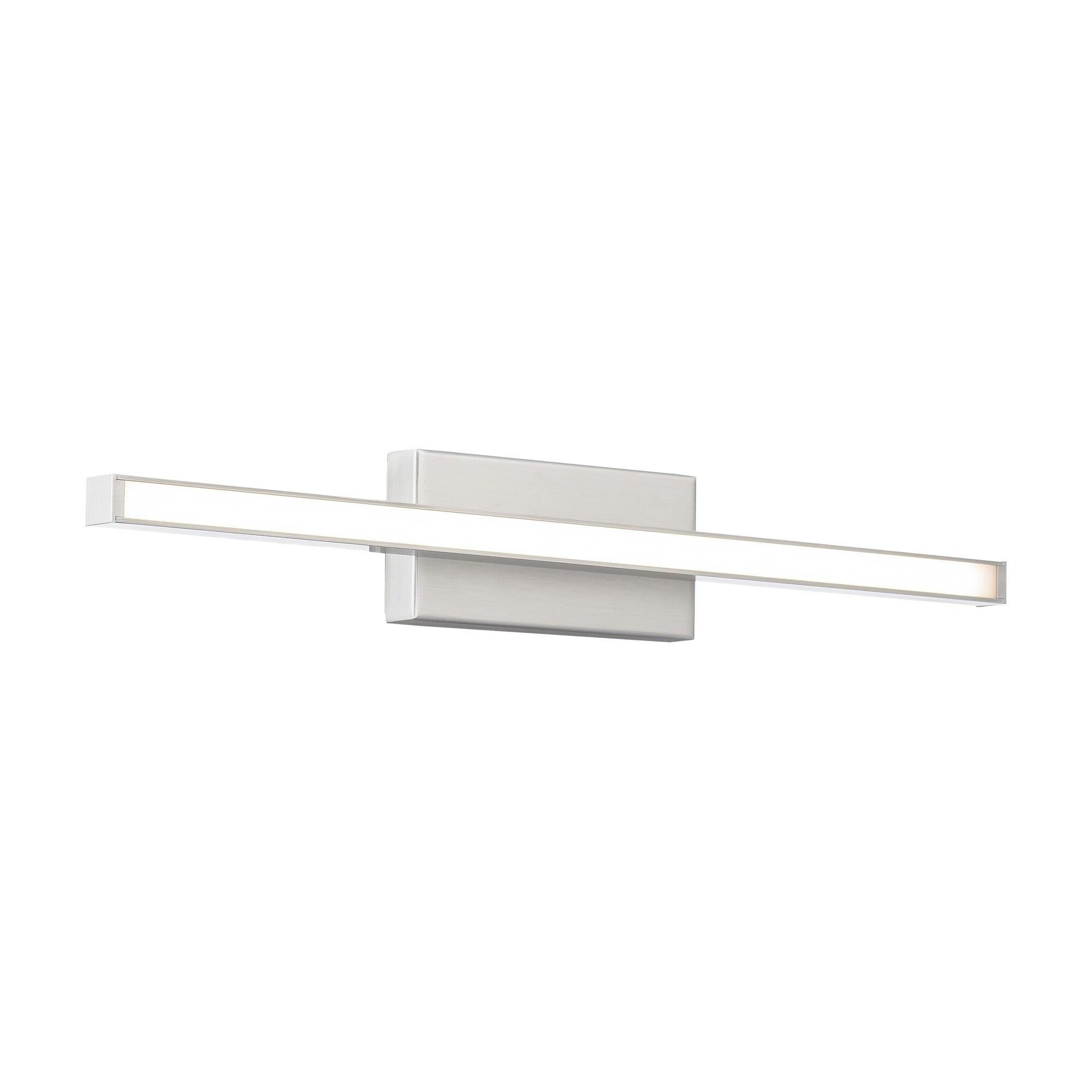 Parallax 18" Brushed Nickel Minimalist LED Vanity Light