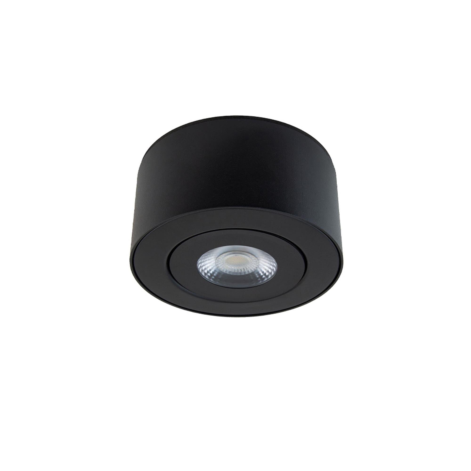 Peek 5" Adjustable LED Flush Mount in Matte Black