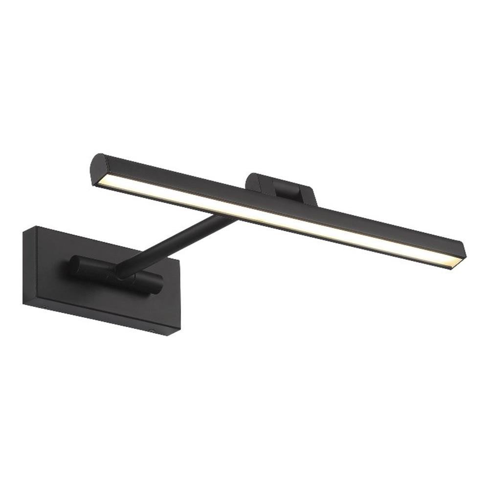 WAC Lighting Reed 17" LED Adjustable Aluminum Picture Light in Black