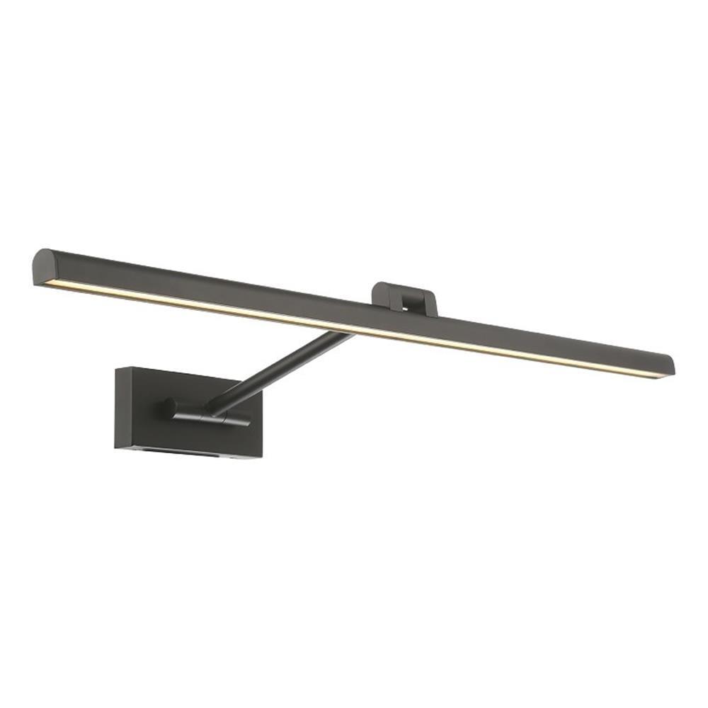 WAC Lighting Reed 33" LED Adjustable Aluminum Picture Light in Black