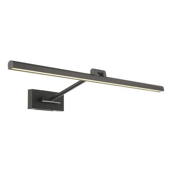 WAC Lighting Reed 33" LED Adjustable Aluminum Picture Light in Black