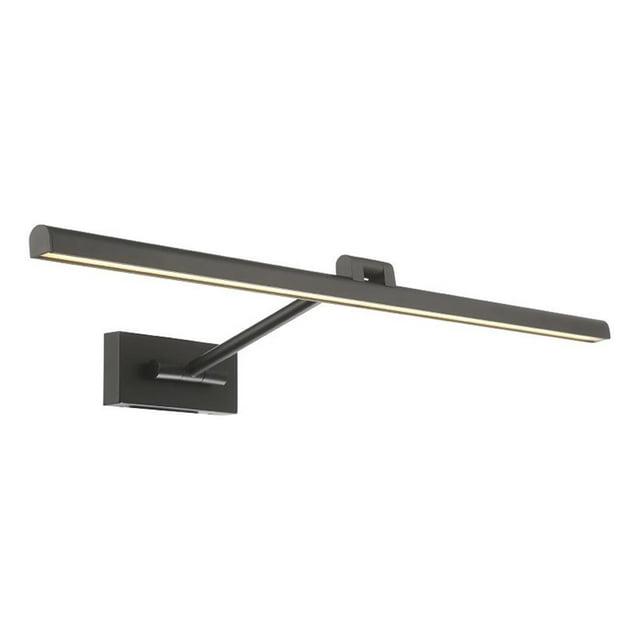 WAC Lighting Reed 33" LED Adjustable Aluminum Picture Light in Black