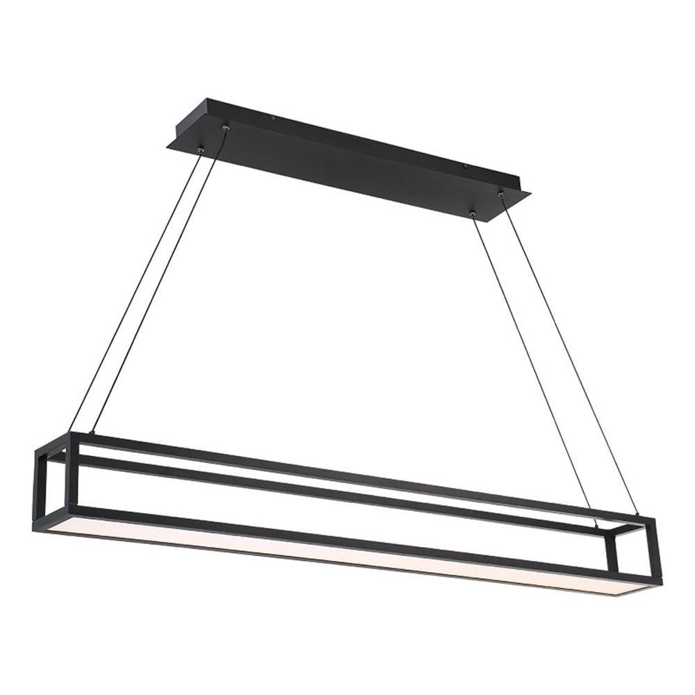 Trick Box 1 - Light Black LED Geometric Pendant