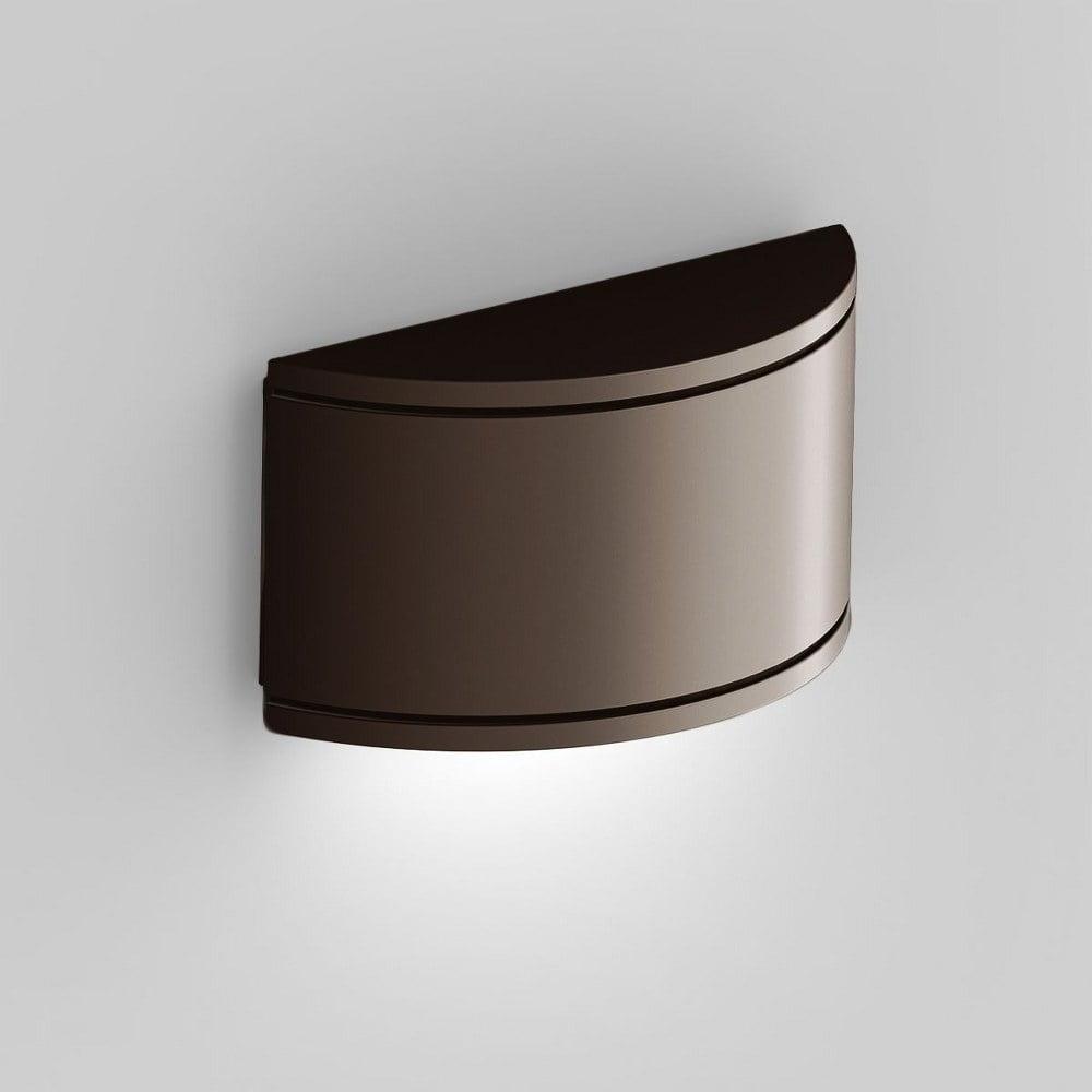 Bronze Aluminum Crescent LED Wall Sconce, Energy Star Dimmable