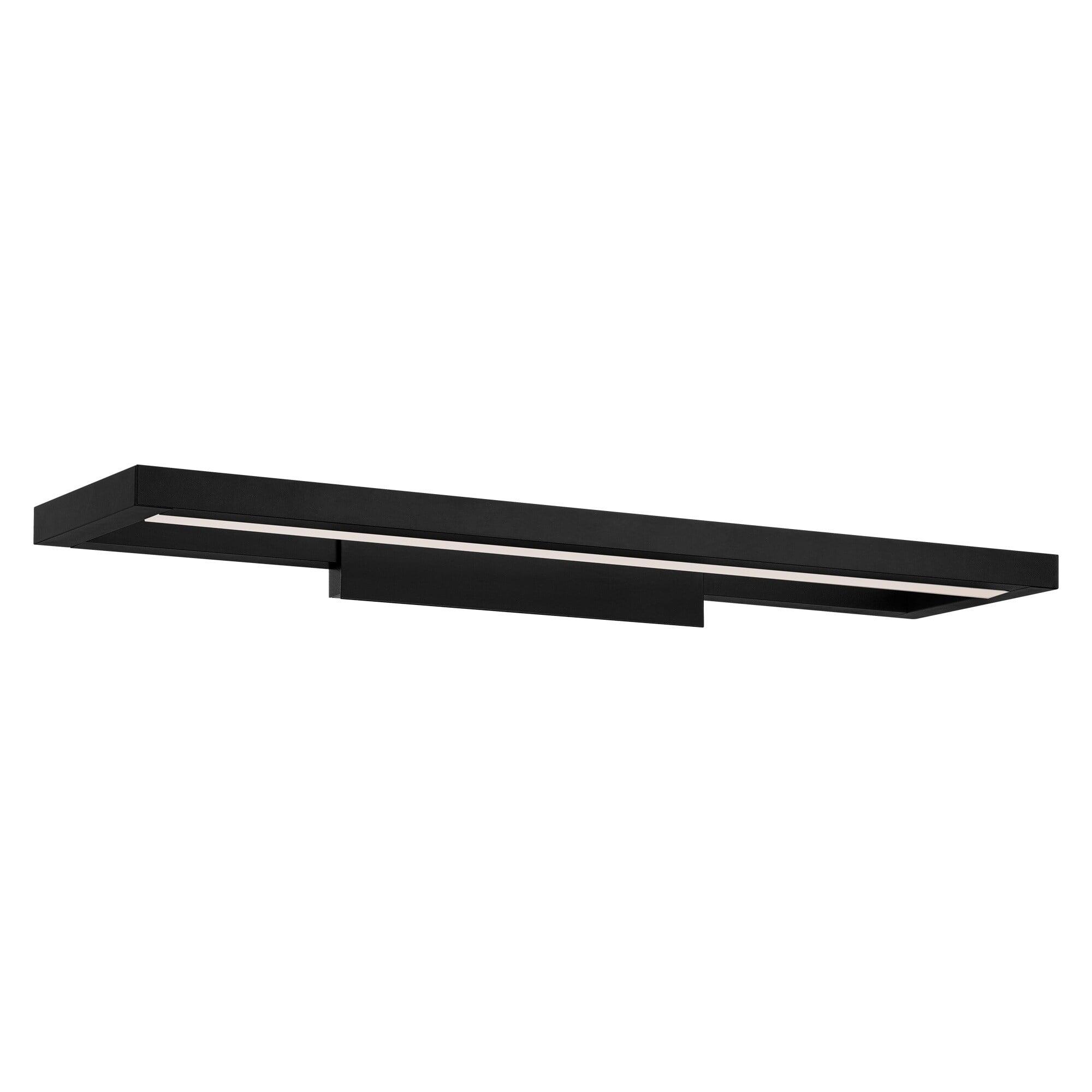 Black Aluminum 28" Dimmable LED Vanity Light