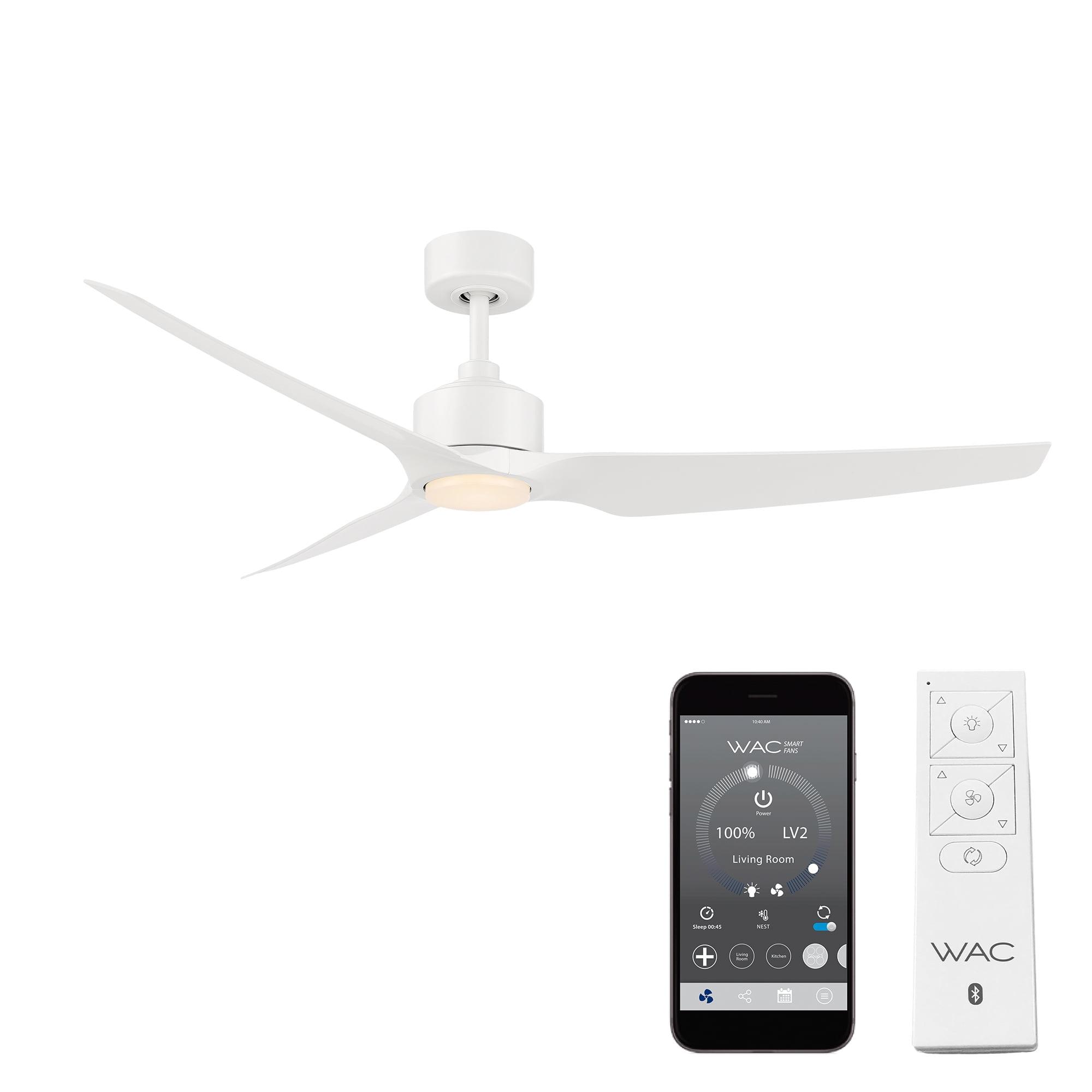 60" Stella 3 - Blade Outdoor/Indoor Smart Ceiling Fan with Remote Control Included, Works With Google Assistant, Amazon Alexa, Samsung Smart Things